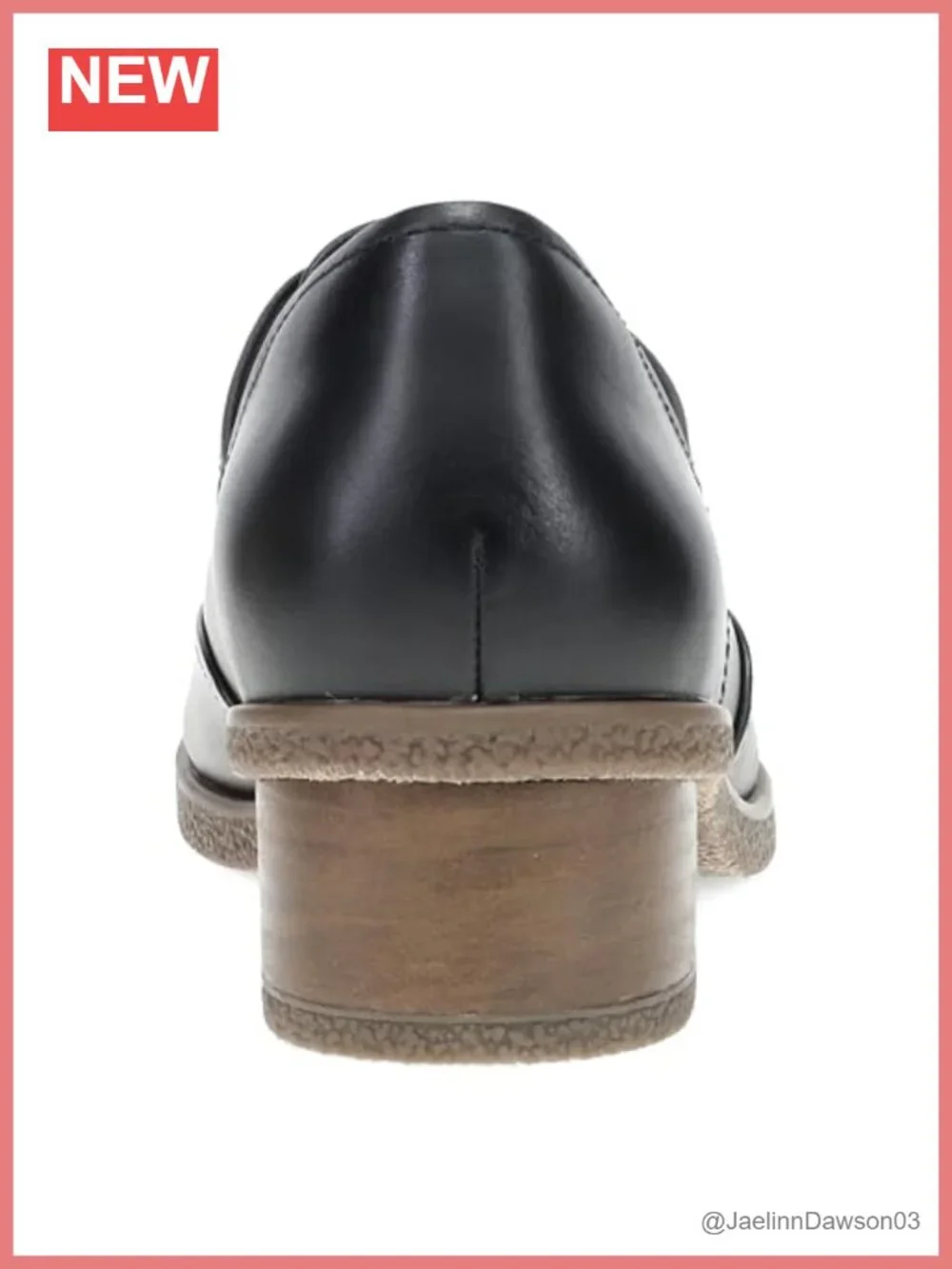 Dansko Dru Heeled Loafer Waterproof Leather Arch Support